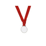 médaille ronde couleur argent