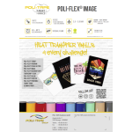 Poli-Flex image colour chart - reverse side