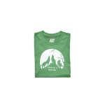 Uniflex Natur - Weiß auf grünem T-Shirt