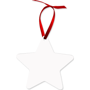 Ornament Hanging Star 2 sides