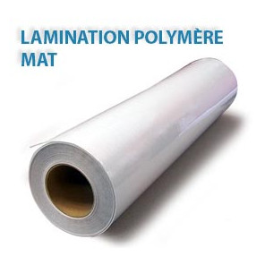 Película laminada de polímero mate