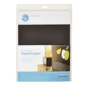 4 hojas magnéticas imprimibles por inyección de tinta