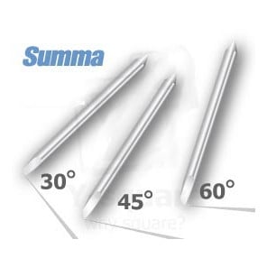 Schachtel mit 5 Messern 45°-Winkel für SUMMA-Plotter