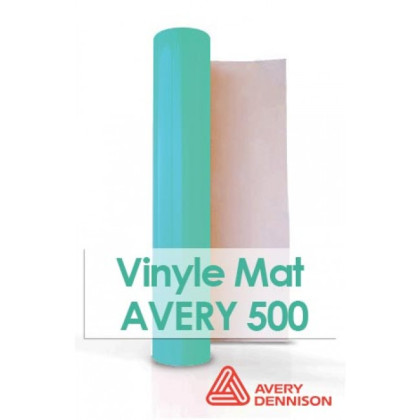 Bobine de Vinyle AVERY 500 Mat 3/5 ans Laize 615 ou 1230 mm - 47 couleurs