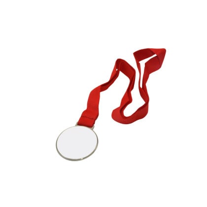 Médaille Ronde Couleur Argent 