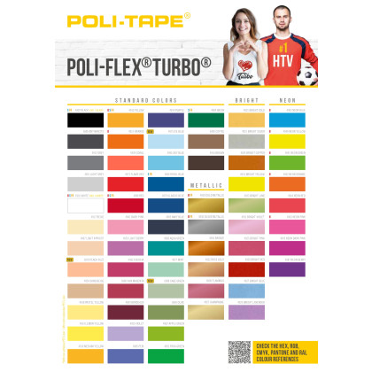 Poli-Flex Turbo-Farbkarte