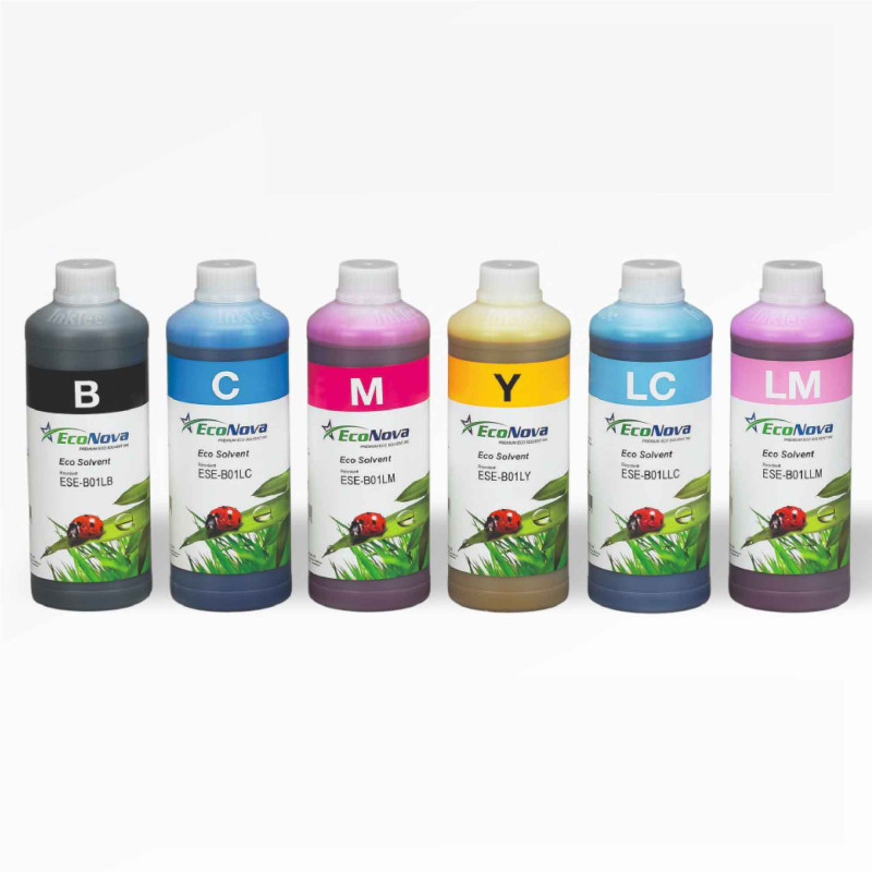 1L Inchiostro eco-solvente in bottiglia per stampanti Mutoh