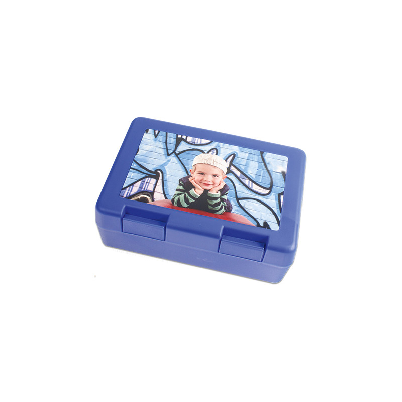 Sublimable blue snack box