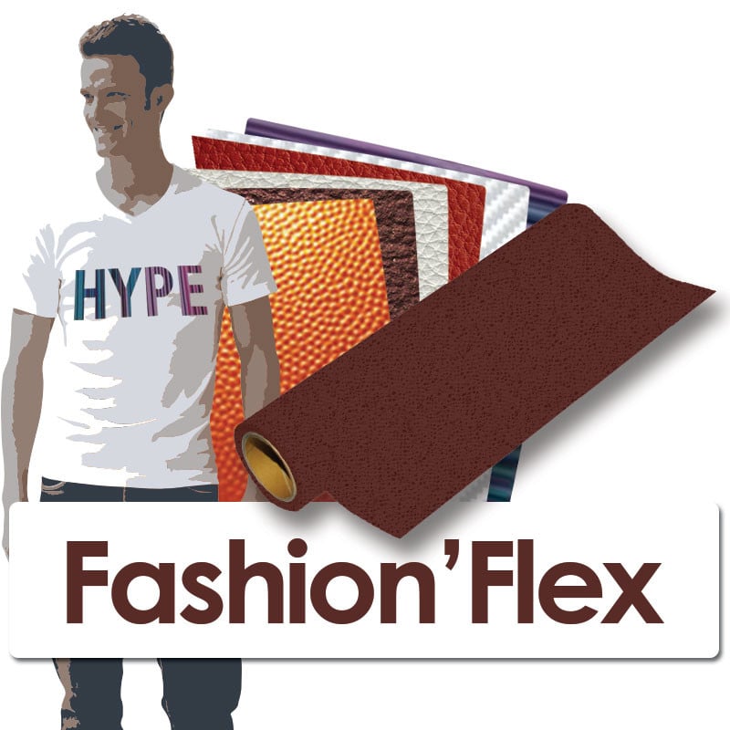 Flex Fashion bedruckt und strukturierter Effekt
