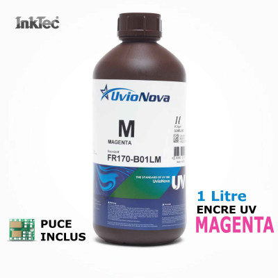 Encre Magenta UV INKTEC FR170 (compatible Mimaki LUS170) avec Puce Incluse - 1 Litre