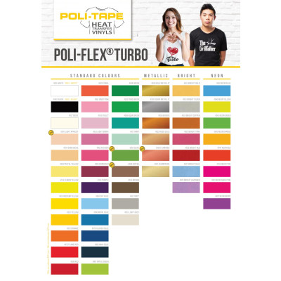 Tarjeta de color Poli-Flex Turbo