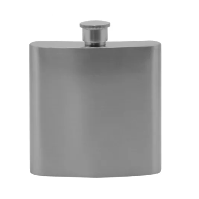 Flasque Métal Argent 6 oz
